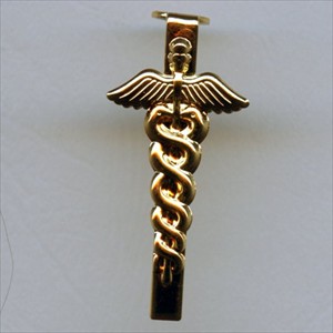  Caduceus Medical  Clip for Comfort and Slimline pen kits in 24K Gold