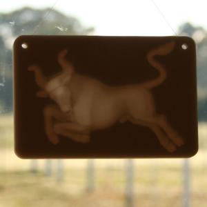  Window lithophane - zodiac - Taurus